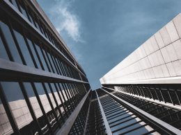 low angle photography of high rise building